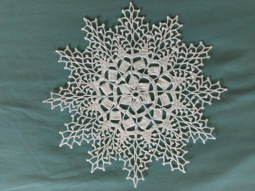 Starched Snowflake Doily