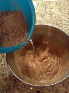 Cocoa-Flour Mixture Added